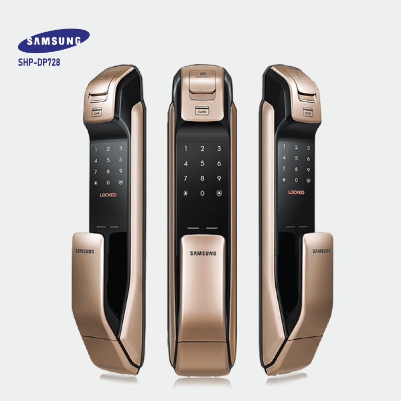 Giới thiệu về khóa cửa điện tử Samsung SHP - DP728 - Khóa Cửa Thông Minh  Toàn Thắng